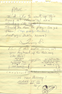 Note With Tape